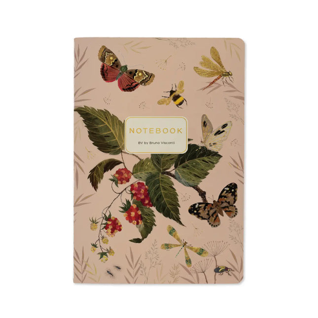 BV by Bruno Visconti Butterflies and Berries Notebook