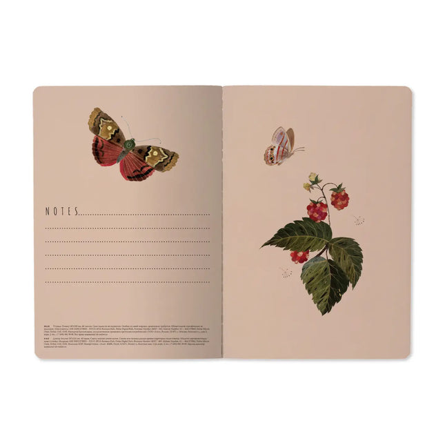 BV by Bruno Visconti Butterflies and Berries Notebook