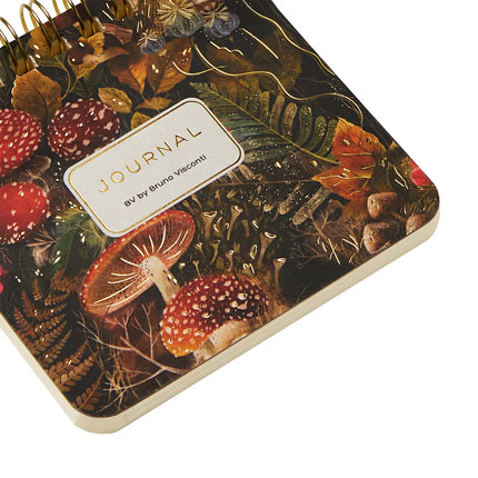 BV by Bruno Visconti Pocket Art Journal  - Forest Mushrooms
