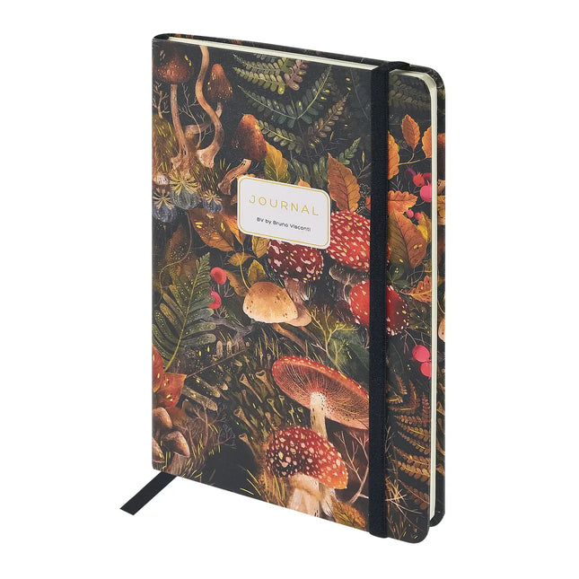 BV by Bruno Visconti Hard Cover Journal A5 - Forest Mushrooms