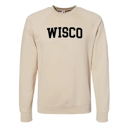 UP NORTH BOUTIQUE - Unisex Wisco Sweatshirt - Tan
