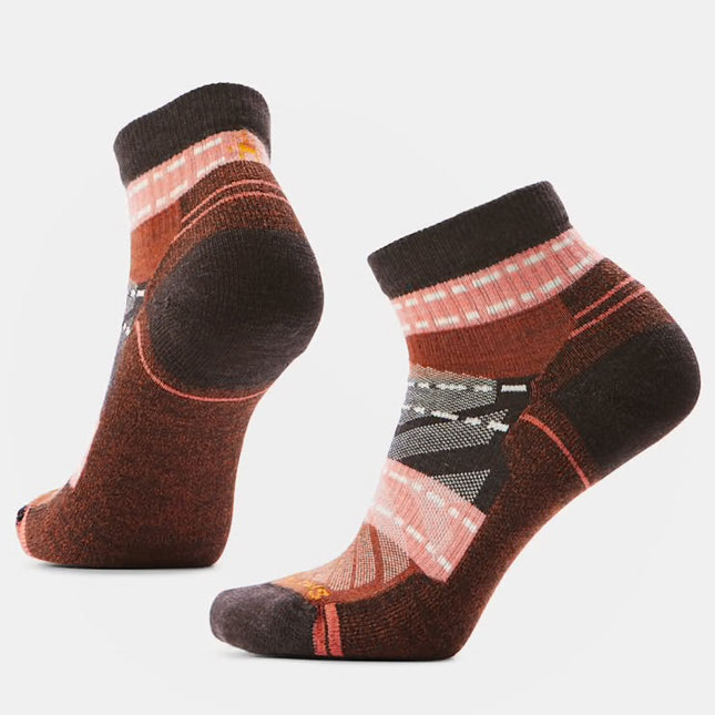 Smartwool Hike Light Cushion Margarita Ankle Socks - (Women’s) - Chestnut