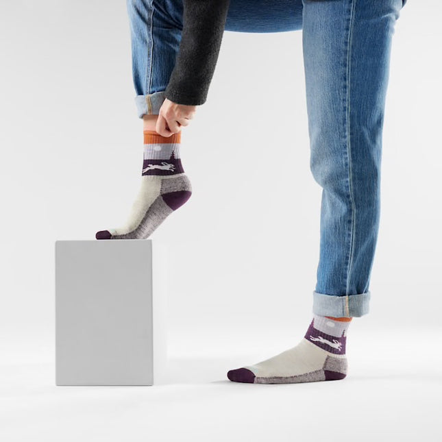 Smartwool Everyday Hare Chase Crew Socks - (Unisex) - Moonbeam