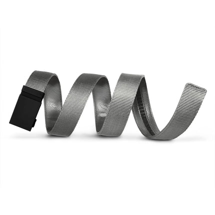 MISSION BELT| MATTE BLACK - IN GRAY NYLON