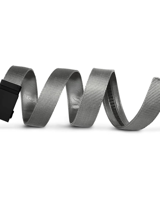MISSION BELT| MATTE BLACK - IN GRAY NYLON