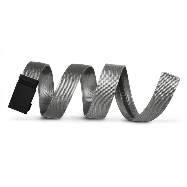 MISSION BELT| MATTE BLACK - IN GRAY NYLON