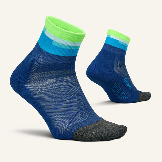 Feetures Elite Chusion Quarter - SURFBOARD BLUE