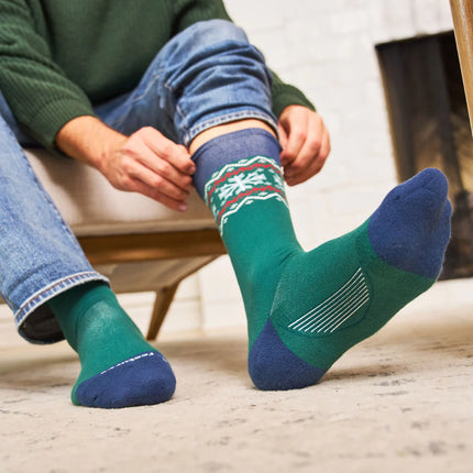 Feetures Everyday Max Cushion Crew - EVERGREEN