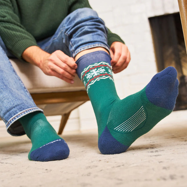 Feetures Everyday Max Cushion Crew - EVERGREEN