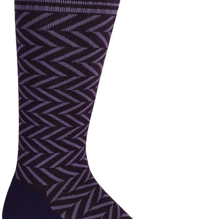 Sockwell Women’s  Chevron | Moderate Graduated Compression Socks - Blackberry