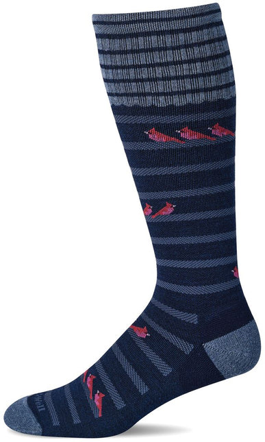 Sockwell Women’s Cardinals | Moderate Graduated Compression Socks - Navy