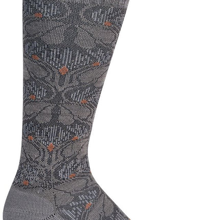 Sockwell Women’s Floral Tapestry | Moderate Graduated Compression Socks - Putty