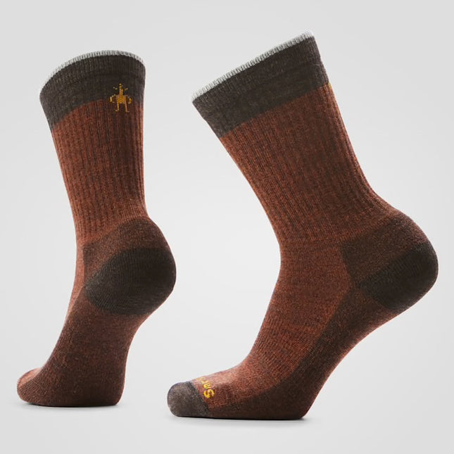 Smartwool Everyday Rollinsville Crew Socks - (Unisex) - Chestnut