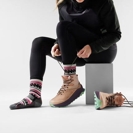 Smartwool Hike Margarita Crew Socks - (Women’s) - Black