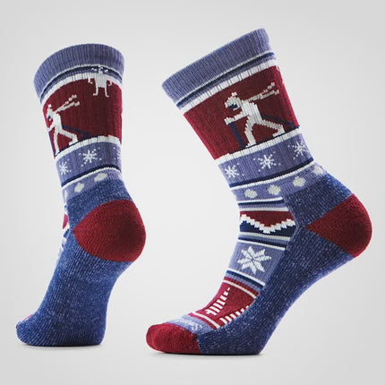 Smartwool Everyday Cozy Alpine Après Crew Socks - (Unisex) - Nightfall Blue