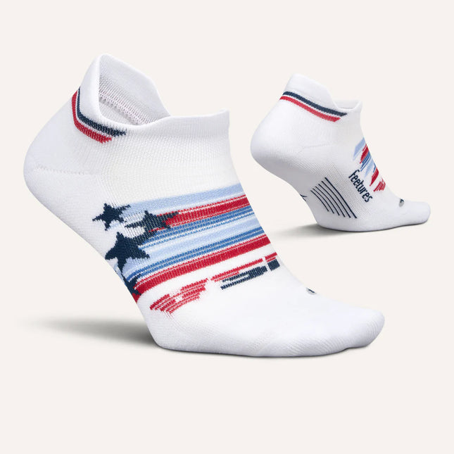 Feetures Elite Light Cushion No Show Tab - Limited Edition Spangled