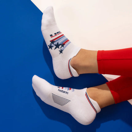 Feetures Elite Max Cushion No Show Tab - Limited Edition Spangled