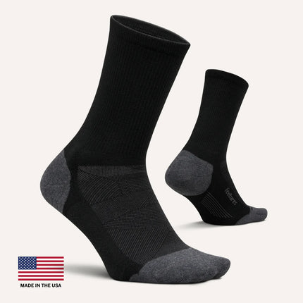Feetures Elite Max Cushion Mini Crew - Black