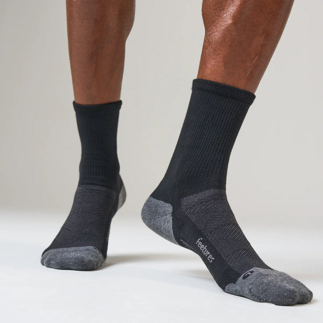 Feetures Elite Max Cushion Mini Crew - Black