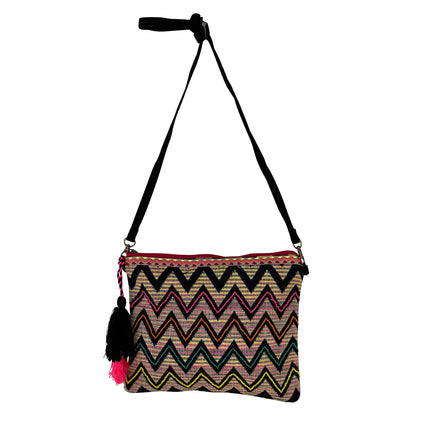 Chloe & Lex Rainbow Zig Zag Crossbody
