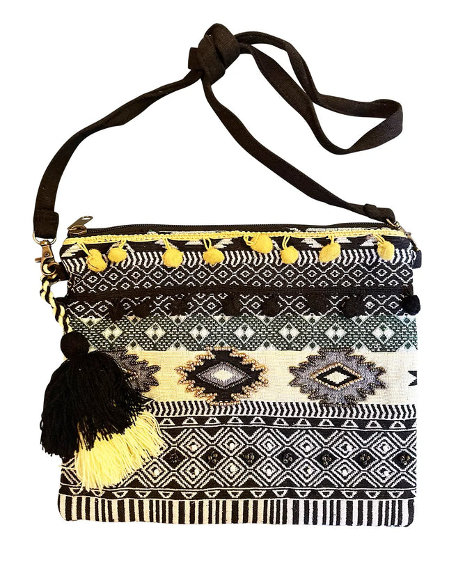 Chloe & Lex Casey Striped Crossbody Bag