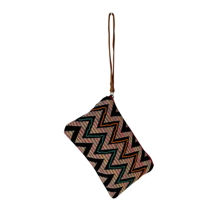 Chloe & Lex Rainbow Zig Zag Wristlet