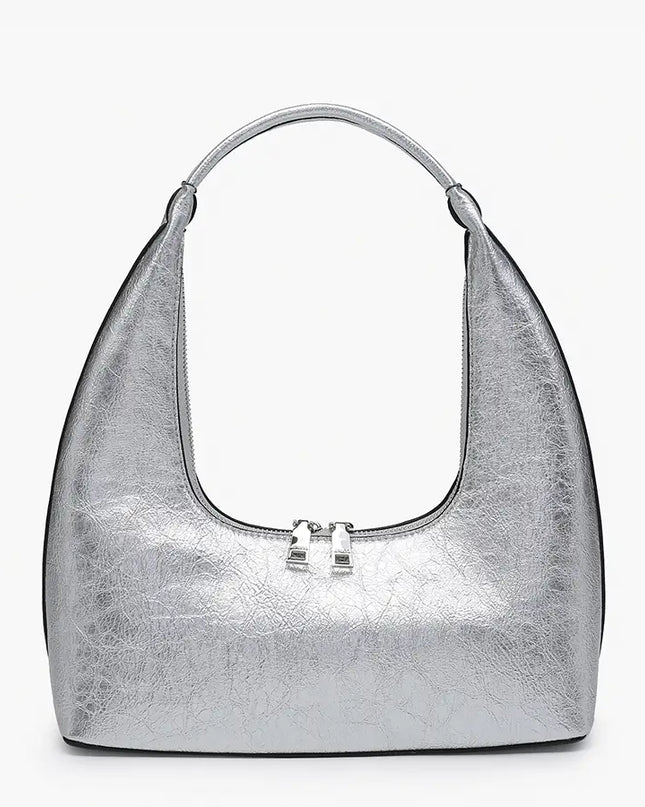 JEN & CO Atlanta Metallic Shoulder Bag