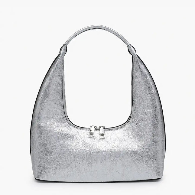 JEN & CO Atlanta Metallic Shoulder Bag
