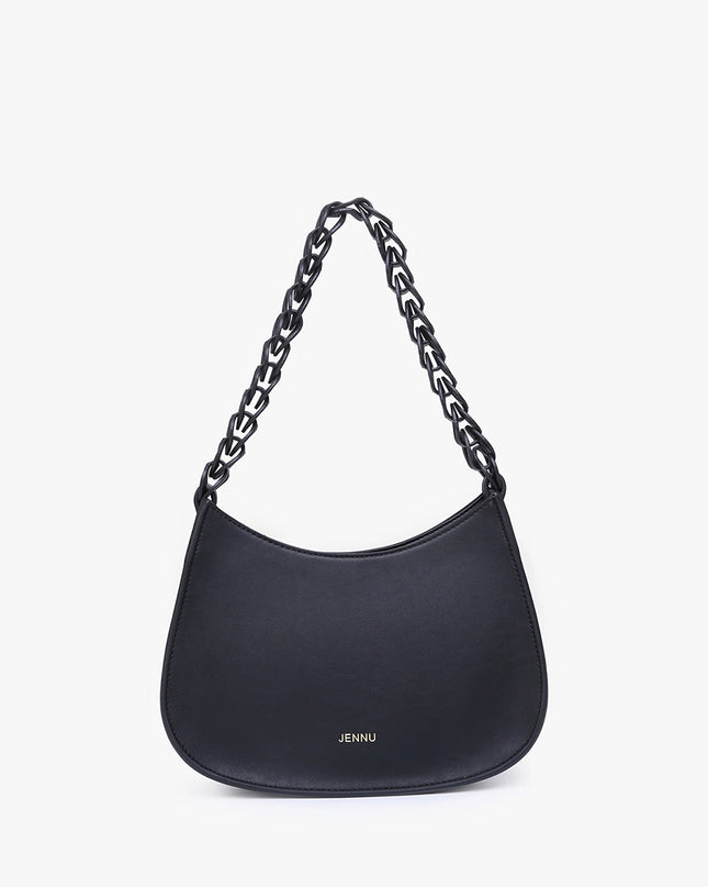 JEN & CO Petra Curved Chain Shoulder Bag