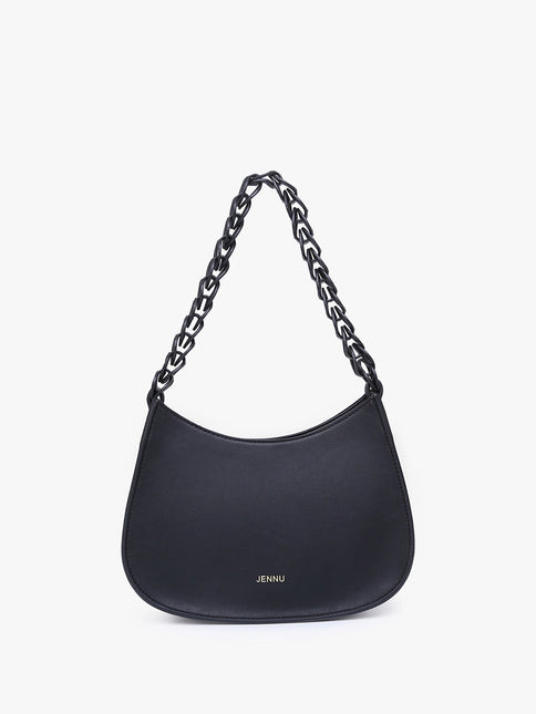 JEN & CO Petra Curved Chain Shoulder Bag