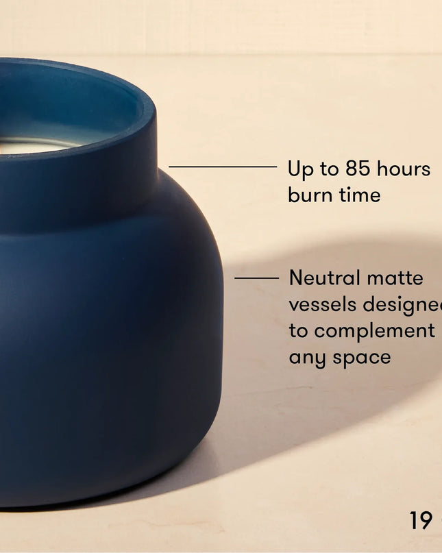 CAPRI BLUE Volcano Terrazza Velluto Signature Candle -19 OZ