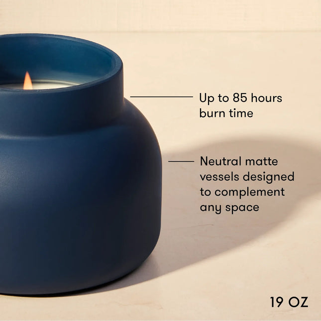 CAPRI BLUE Volcano Terrazza Velluto Signature Candle -19 OZ