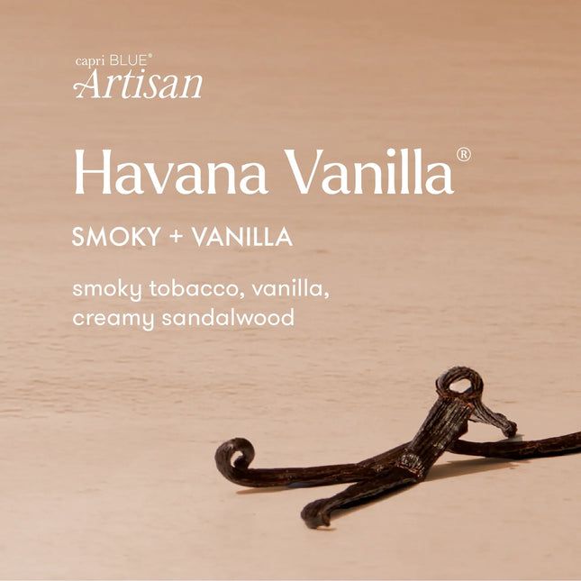 CAPRI BLUE Havana Vanilla Terrazza Velluto Signature Candle -19 OZ