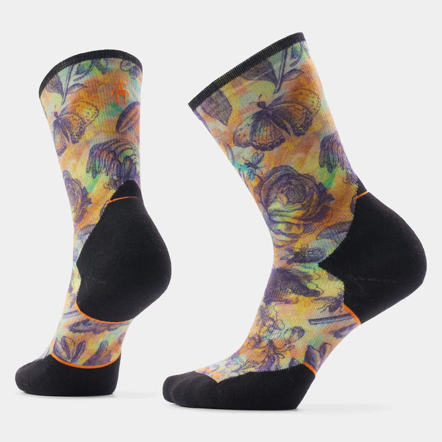 Smartwool Trail Run Floral Party Print Crew Socks (Women's) - Multi Color
