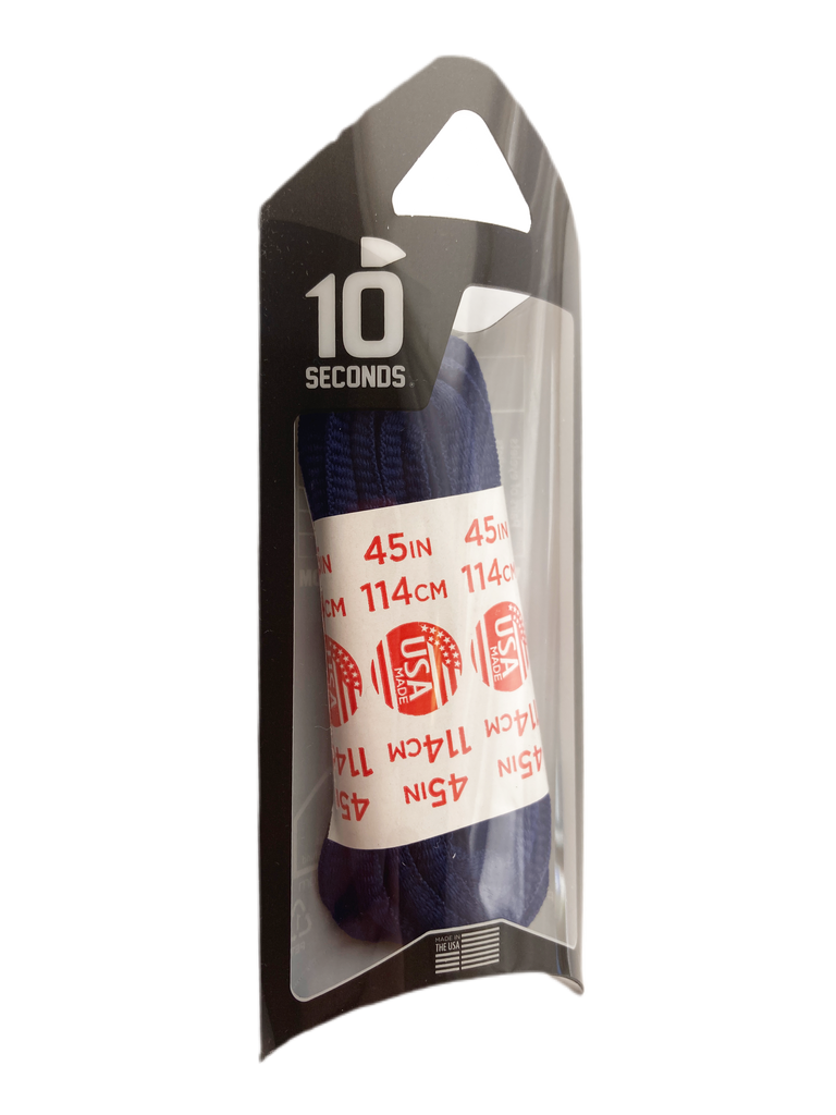 10 SECONDS ATHLETIC OVAL LACES - NAVY
