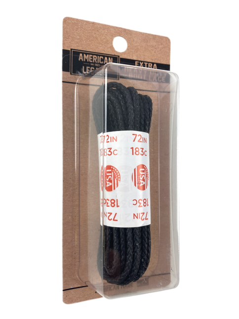 American Legacy ® Extra Heavy Duty Waxed Laces - Black