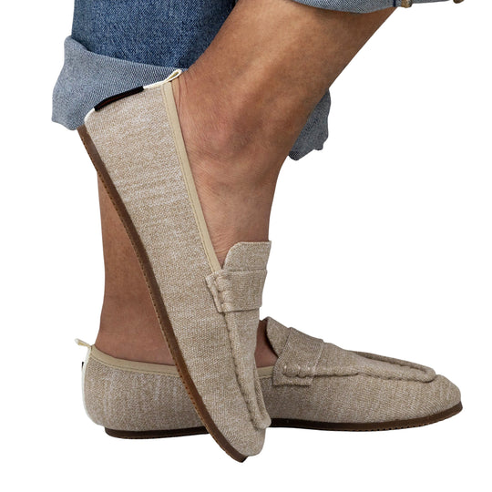 Woolloomooloo Hester Loafer (Women's) - Clay Merino Wool