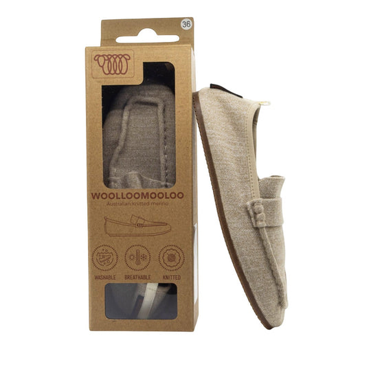 Woolloomooloo Hester Loafer (Women's) - Clay Merino Wool