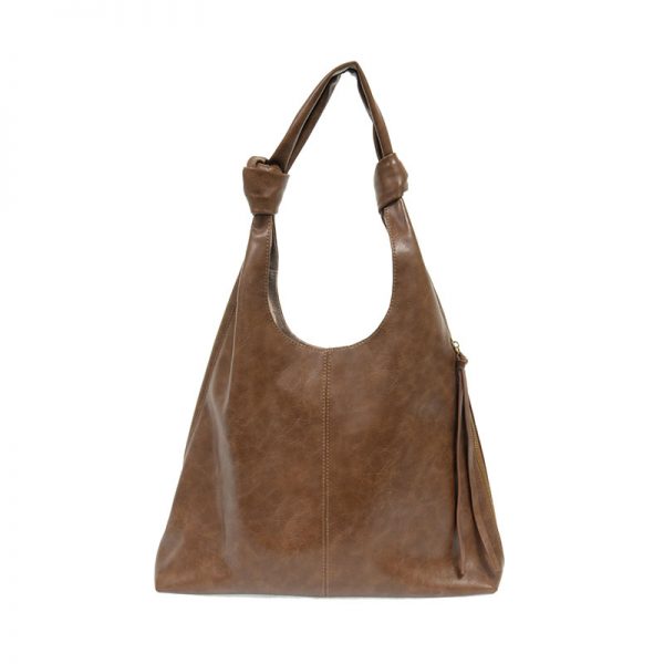 Tan suede hobo discount bag