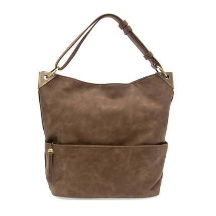 Joy Susan Darcy Zip Front Bucket Bag