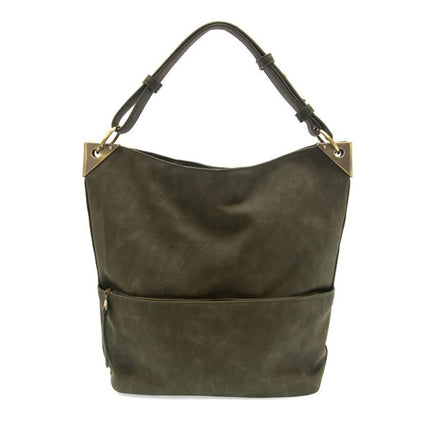 Joy Susan Darcy Zip Front Bucket Bag