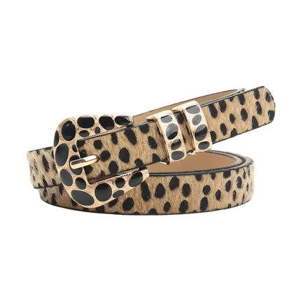 42 POPS Leopard Buckle Belt