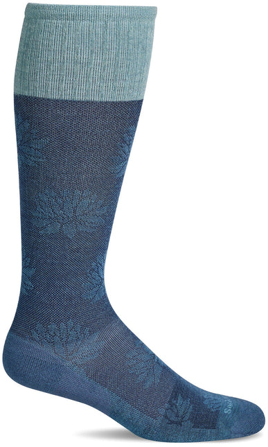 Sockwell Women’s Lotus Lift | Firm Graduated Compression Socks - Blueridge