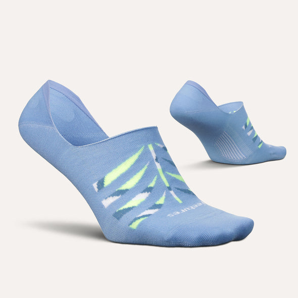 Feetures Everyday Women's Ultra Light Invisible - Through the Palms Blue