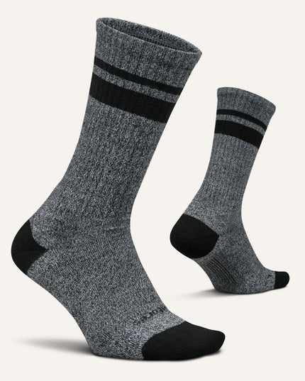 Feetures Everyday Max Cushion Crew - Anytime Black