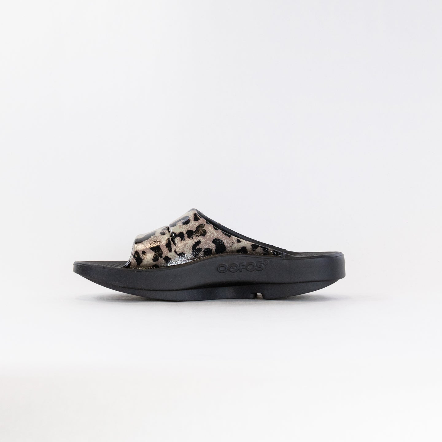 OOFOS Ooahh Limited Slide (Women's) - Leopard