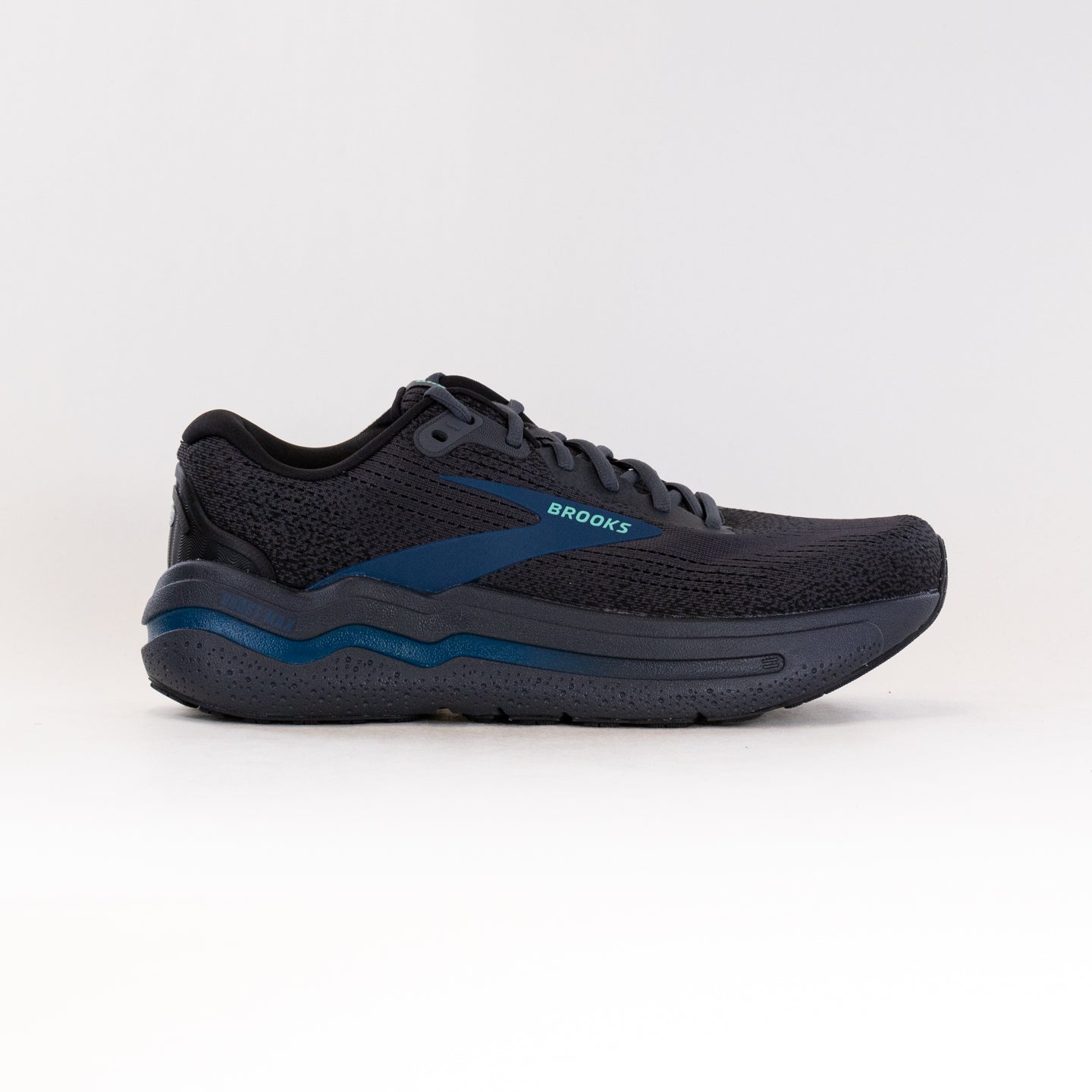 Brooks Ghost Max 2 (Men's) - Ebony/Cockatoo/Blue Sapphire