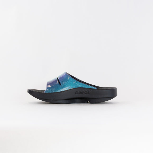 OOFOS OOahh Luxe Slide Sandal (Women's) - Atlantis