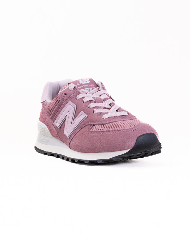 New Balance 574 (Women's) - Pink/White