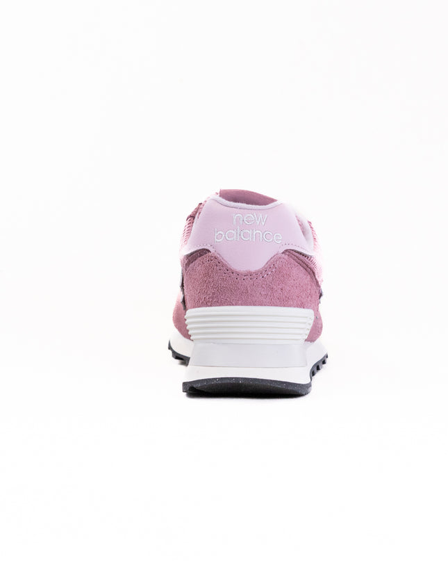 New Balance 574 (Women's) - Pink/White